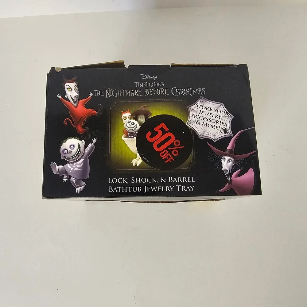 Nightmare Before Christmas Lock Shock Barrel Bathtub Jewelry Tray Hot Topic